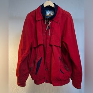 unisex red cutter & buck coat